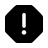 an icon of an exclamation symbol